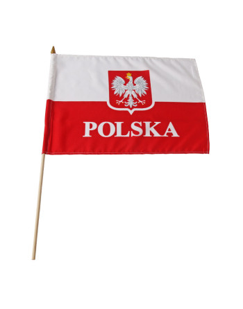 Flaga POLSKA 30x40 cm z...