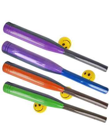 Kij baseball piankowy z piłką